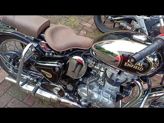 Probably the best Royal Enfield Exhaust Sound On Classic Chrome 500