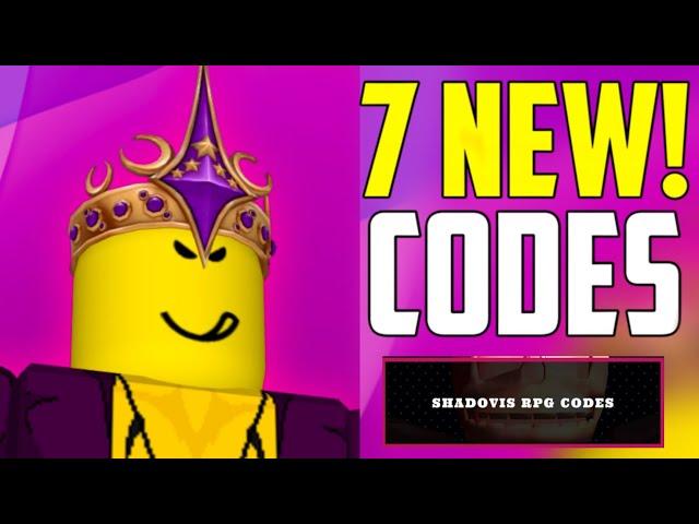 SHADOVIS RPG CODES [ROBLOX] | SUPER EXP BOOST CODES 2024