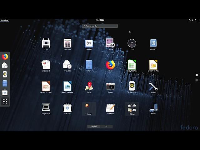 Fedora Workstation 28 ! Fedora core! First look at fedora!