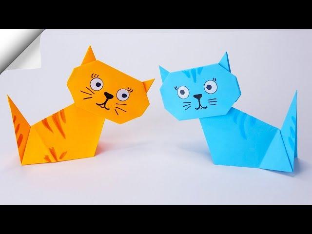 How to make origami CAT | Paper crafts | Origami CAT