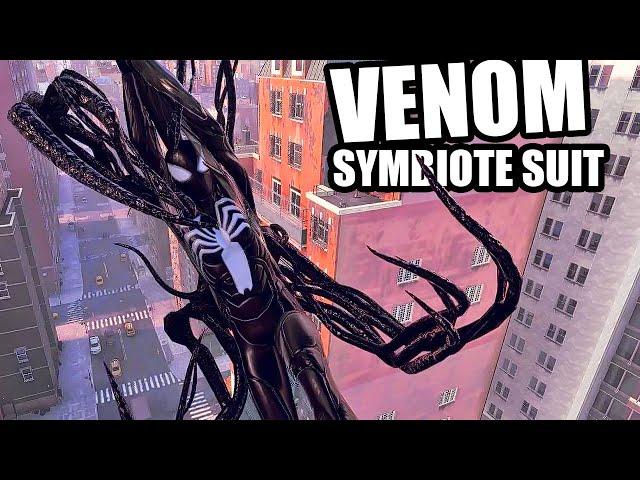 Venom Inspired Symbiote Suit - Spider-Man Remastered PC Mod