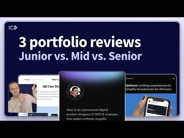 How to improve your portfolio:  The differences between junior, mid-level, and senior designers