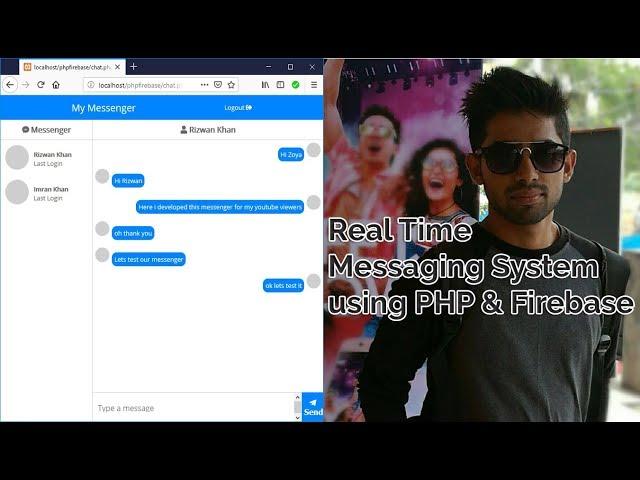 PHP Firebase Real Time Chat Application | Free Source Code