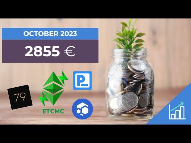 Unveiling my €2,855 October 2023 Crypto Earnings