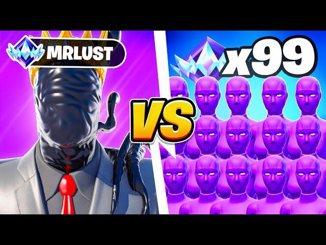 Can 99 unreal BOTS beat MRLUST fortnite chapter 5 new season 3