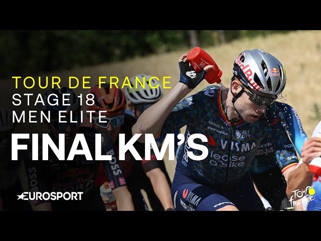 EXCEPTIONAL SPRINT!  | Tour de France Stage 18 Final Kilometres | Eurosport Cycling