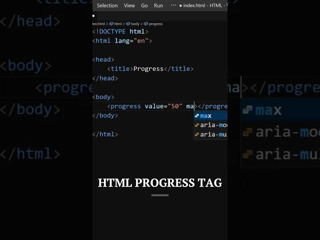 HTML Progress Tags | HTML | Progress Bar #html