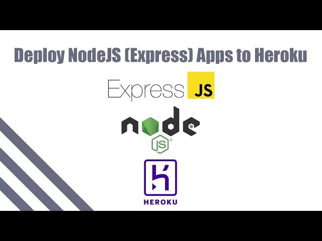 How to Deploy NodeJS (Express) Apps to Heroku