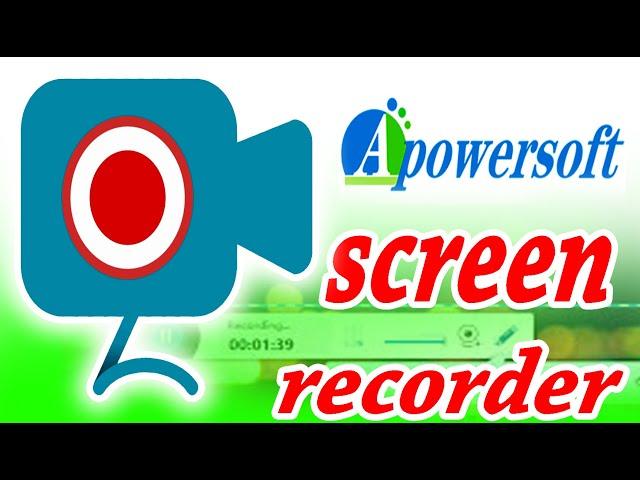 Apowersoft free screen recorder for pc windows xp/7/8/10 | Free best screen recorder for pc |