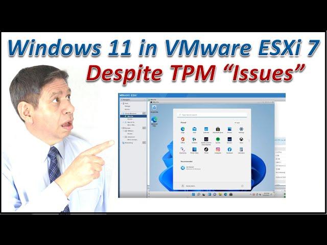 Creating a Windows-11 Virtual Machine on ESXi