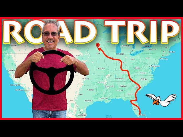 Road Trip from FLORIDA to IOWA in Five Days