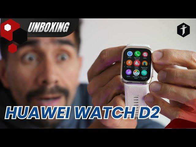 THIS HUAWEI WATCH MEASURES BLOOD PRESSURE! HUAWEI WATCH D2 | UNBOXING IN SPANISH⌚