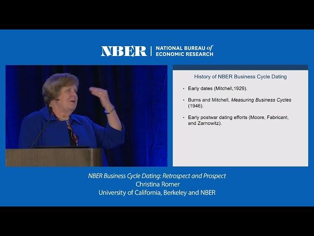 2020, NBER and the Evolution of Economic Research 1920-2020, Christina Romer