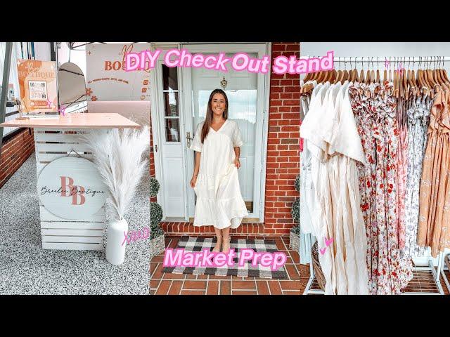 Market Prep  | Small Business Vlog | DIY Checkout Stand | Studio Vlog | Popup | Boutique Owner