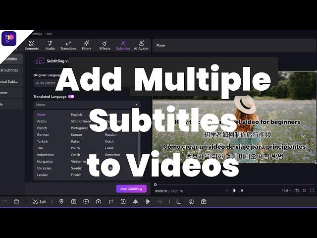 How to Add Multiple Subtitles to YouTube Videos in Any Language | AI Video Translation