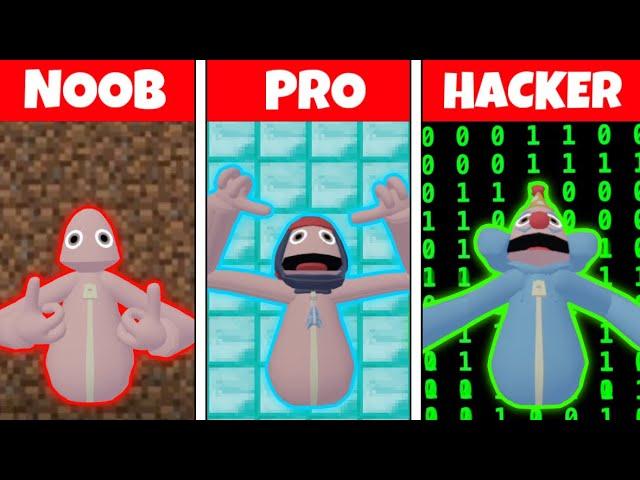 Yeeps NOOB vs. PRO vs. HACKER: BUILD BATTLE in Yeeps Hide And Seek!