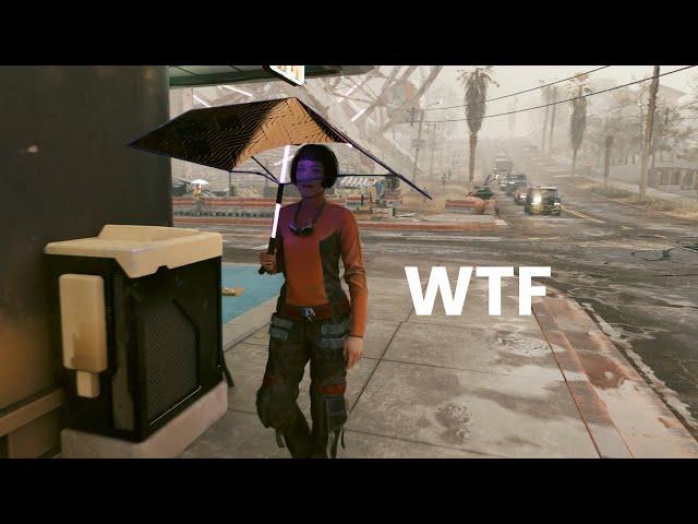 Normal Umbrellas Mod | Cyberpunk 2077