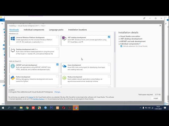 Visual Studio 2017 Offline Installer