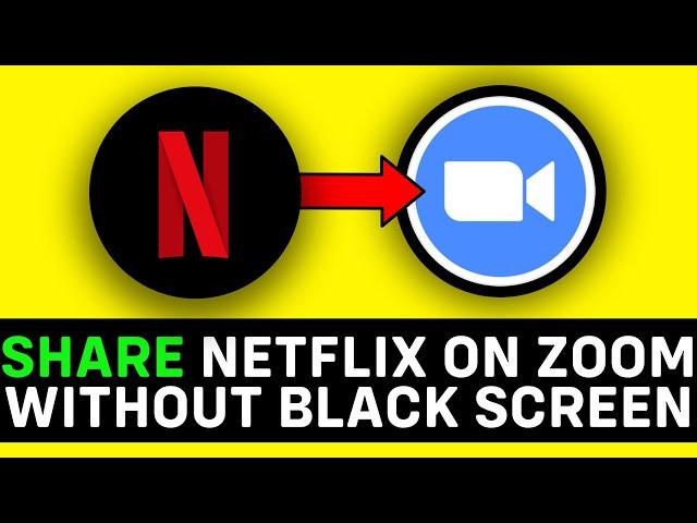 WORKING 2025! How to Share Netflix on Zoom Without Black Screen