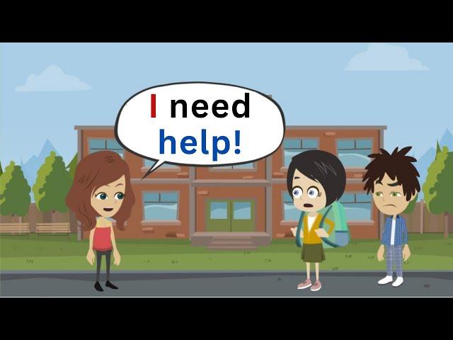 Lisa meets Mia! | Basic English conversation | Learn English | Like English