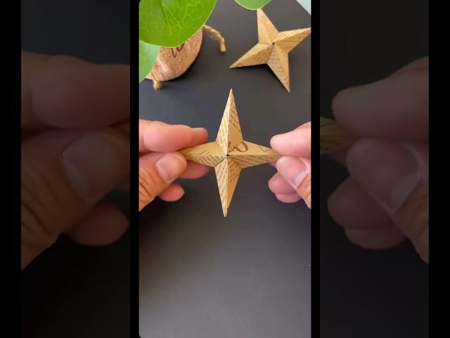 How to make a star in 10 seconds #diy #oragami #diycrafts #viralvideo #shorts #helpful #diyprojects