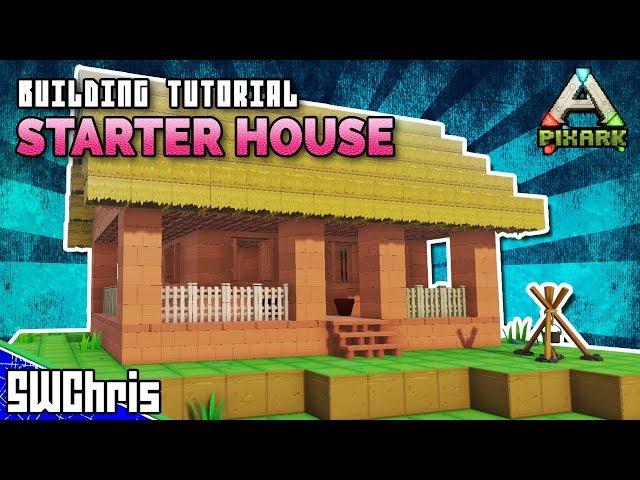 Simple & Pretty Starter House Tutorial for PixARK Newbies! :: PixARK Building Tutorial :: No Mods