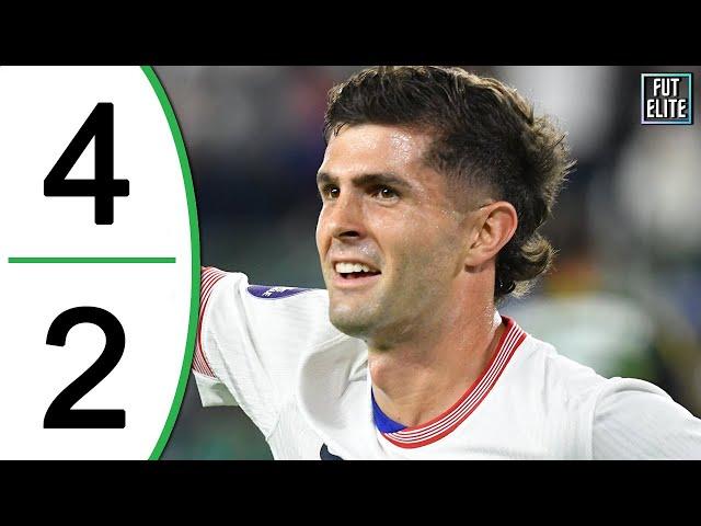 USA vs Jamaica 4-2 Extended Highlights & Goals 2024