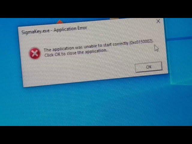Sigma Box/key Fix Error 0xc0150002 Windows 10 Install Problem Solution