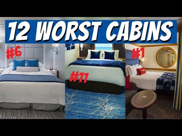 The 12 Worst Cruise Cabins You Need to Avoid on All Cruise Ships!