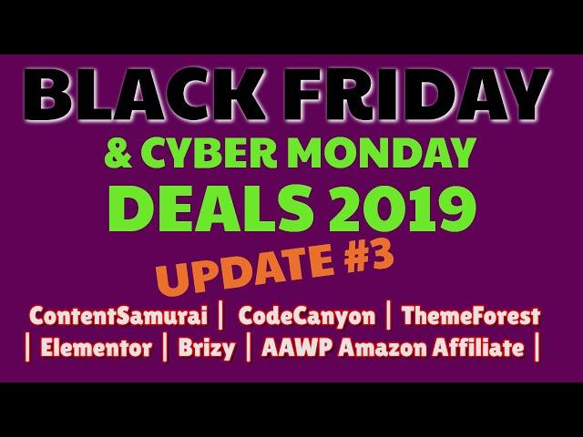 Best Black Friday Deals 2019 | Content Samurai (Vidnami) 40% Discount | Code Canyon | Glorify