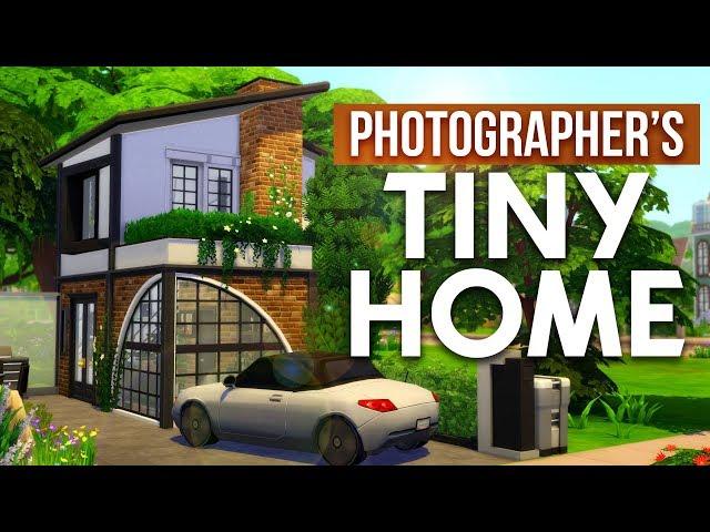 PHOTOGRAPHER'S TINY HOME // Sims 4 Speed Build