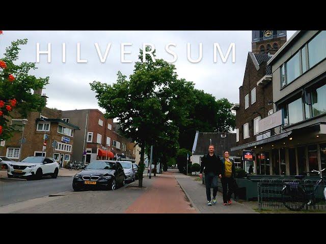 Hilversum Netherlands - Street View in a Gloomy Afternoon