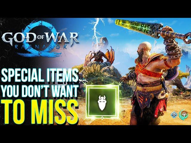 God of War Ragnarok - Don't Skip The Best SPECIAL ITEMS For Amazing New Powers (Gow Ragnarok Tips)