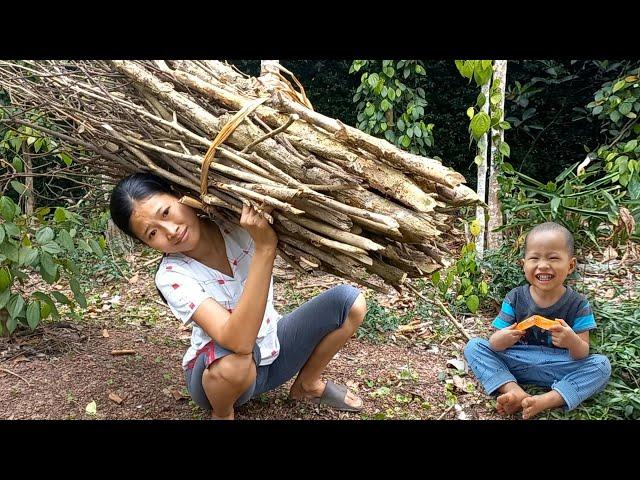 Village life in Vietnam - A young mother's daily work