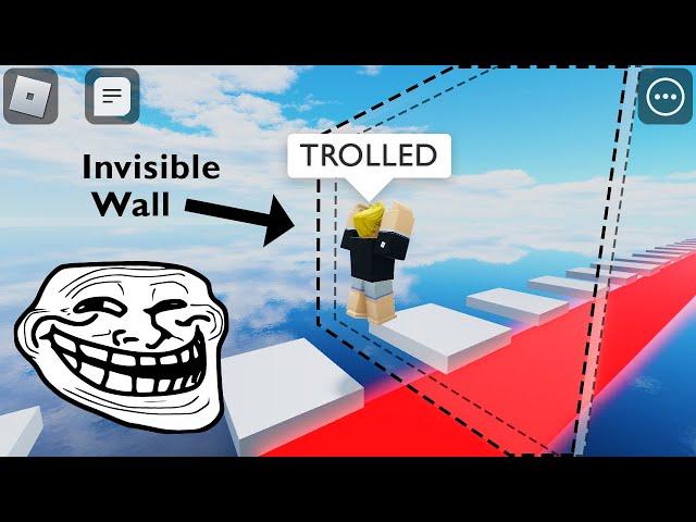 ROBLOX Troll Obby Experience in Obby Creator (FUNNY MOMENTS)