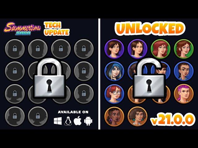 How to Unlock All Characters in Summertime Saga 21.0.0 (Latest Version)