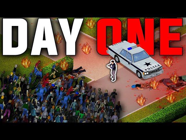 This Mod Makes DAY ONE of ZOMBOID Into Pure CHAOS (Day One Mod)