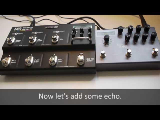 Line 6 "Auto Volume Echo" (DL4, M5, M9, M13) vs. Strymon Timeline "Swell" Mode