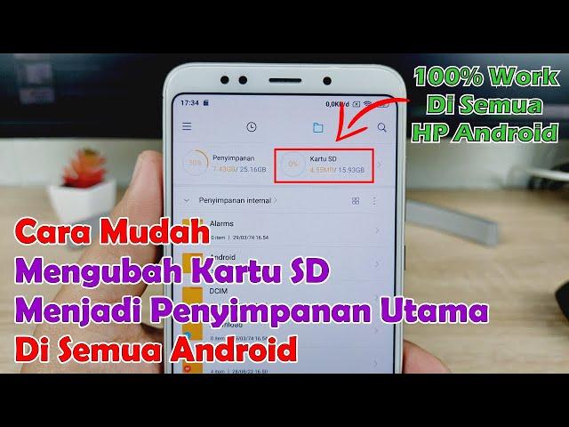 Cara Mudah Mengubah Kartu SD Menjadi Penyimpanan Utama Di Semua Android