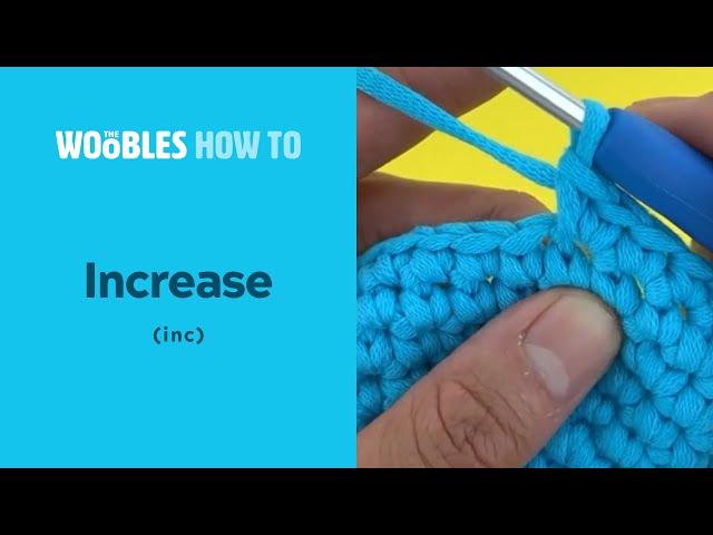 How to increase stitches (inc) in crochet