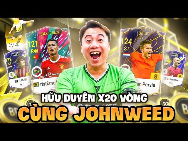 Vodka Quang | Hữu duyên đại tiệc mở thẻ của John Văn Weed x20 vòng đầy cống hiến CR7 BTB & Persie CC