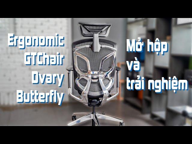 Đánh giá ghế Ergohome GTchair Butterfly - Dòng ghế Ergonomic cao cấp nhất có gì ?