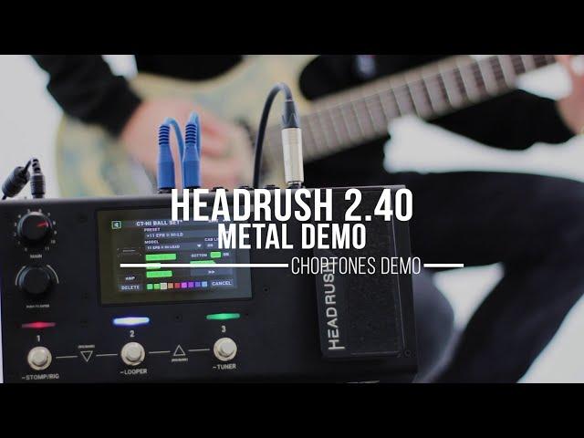 Headrush Series | Update 2.4 Engl Powerball Model | Metal Demo (Pedalboard / Gigboard / MX5)