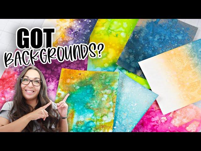 FINISH Your Card BACKGROUNDS in minutes!