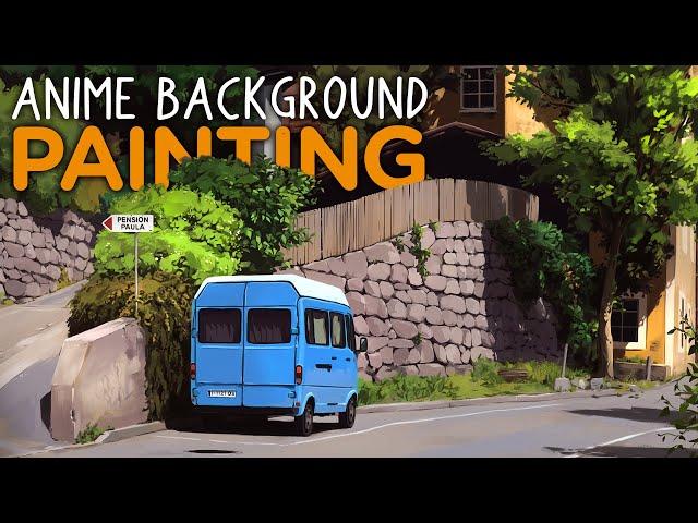 Painting an Anime Background in Photoshop