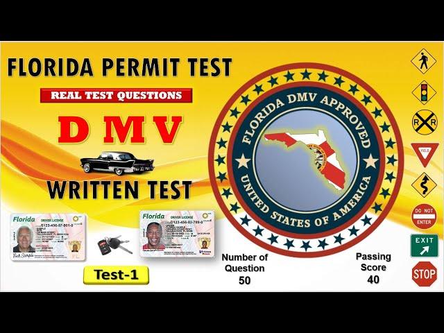 Florida DMV Written Test 2023 (50 Questions with Explained Answers) - Test#1