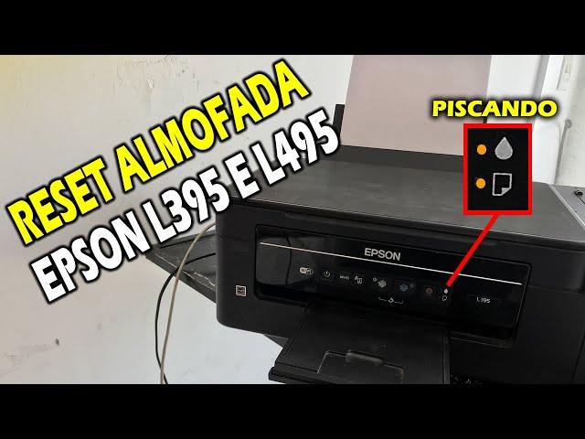 Reset de almofada Epson L395 e L495