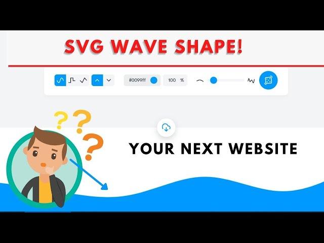 How to add svg waves shape in website | wave shape | sharif | developer sharif