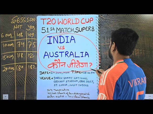 India vs australia match prediction, today t20 world cup match prediction, ind vs aus prediction