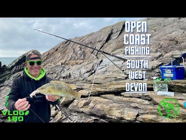 Sea Fishing Uk | Open Coast Fishing | South West Devon Rocks | Vlog#180